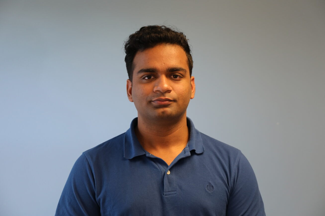 Smiling Indian male student at an Australian university