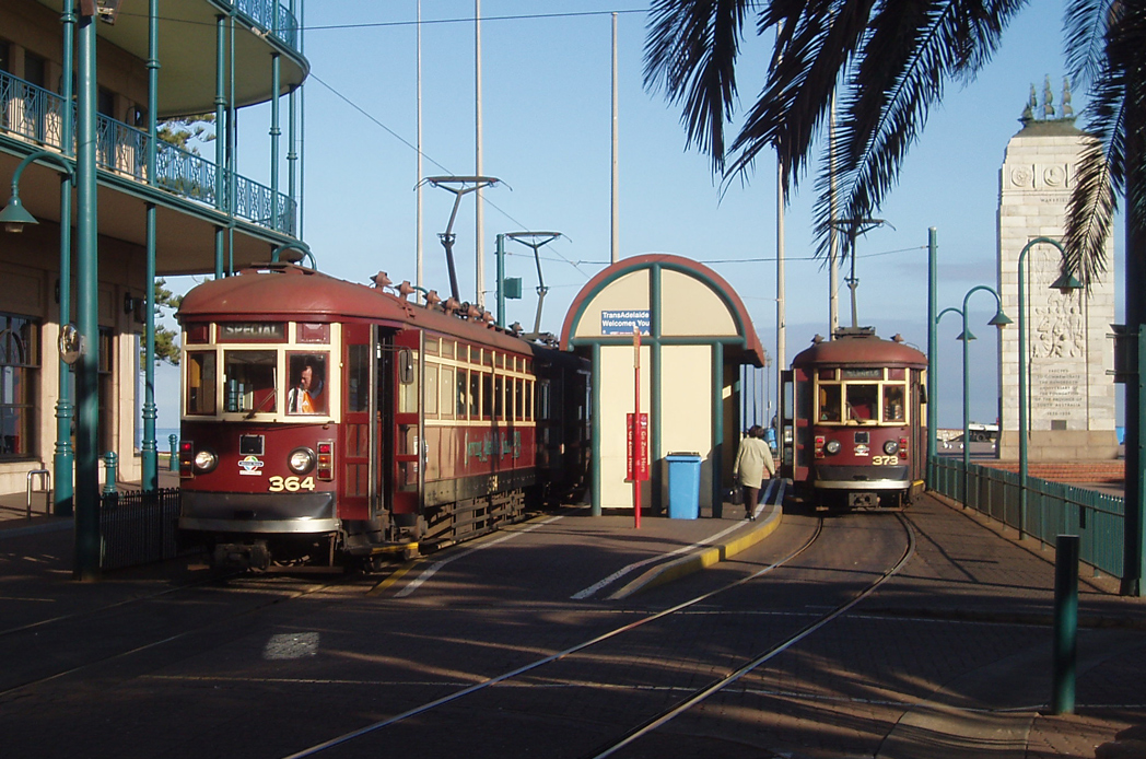 Trams at Glenelg